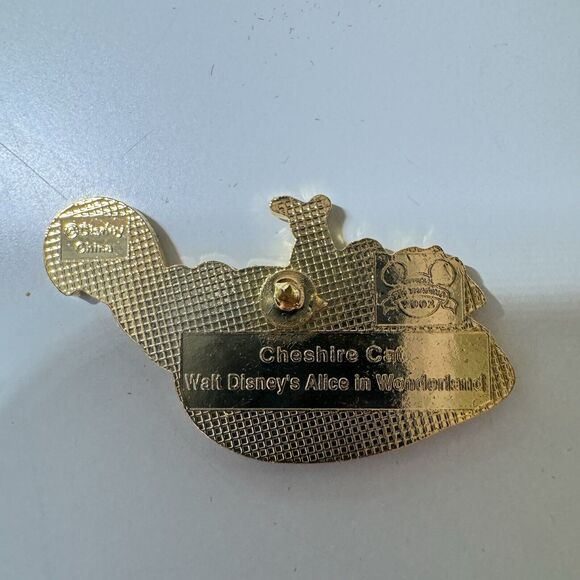Vintage Disney Cheshire Cat Pin Alice in Wonderland 2002 Official Trading LE New - Picture 4 of 7